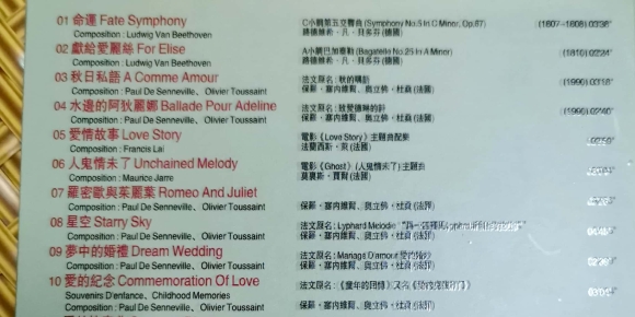 经典钢琴名曲 理查德 克莱德曼 《巴黎之夜》2019